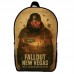 Рюкзак школьный Фоллаут (School Gear bag Fallout 020) черный, 39 х 27 х 14 см