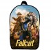 Рюкзак школьный Фоллаут (School Gear bag Fallout 030) черный, 39 х 27 х 14 см