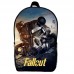 Рюкзак школьный Фоллаут (School Gear bag Fallout 031) черный, 39 х 27 х 14 см
