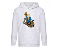 Худи Фоллаут (Fallout 003) детское серое, размер 164