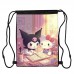 Сумка для обуви Куроми Хеллоу Китти (kuromi hello kitty 01), 410 х 300 мм
