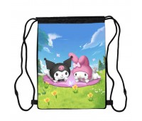 Сумка для обуви Куроми Хеллоу Китти (kuromi hello kitty 02), 410 х 300 мм