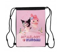 Сумка для обуви Куроми Хеллоу Китти (kuromi hello kitty 05), 410 х 300 мм