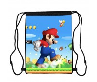 Сумка для обуви Братья Супер Марио (Super Mario Bros 002), 410 х 300 мм