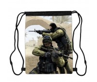 Сумка для обуви Контр Страйк CS GO (Counter Strike 002), 410 х 300 мм