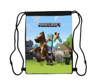 Сумка для обуви Майнкрафт (Minecraft 001), 410 х 300 мм