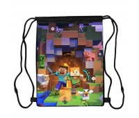 Сумка для обуви Майнкрафт (Minecraft 007), 410 х 300 мм