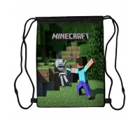 Сумка для обуви Майнкрафт (Minecraft 0012), 410 х 300 мм