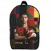 Рюкзак школьный Криштиану Роналду футбол (School Gear bag 01) черный, 39 х 27 х 14 см