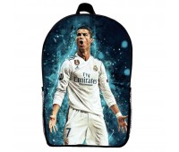 Рюкзак шкільний Кріштіану Роналду футбол (School Gear bag 05) чорний, 39 х 27 х 14 см