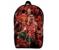 Рюкзак шкільний Кріштіану Роналду футбол (School Gear bag 06) чорний, 39 х 27 х 14 см