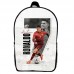 Рюкзак школьный Криштиану Роналду футбол (School Gear bag 08) черный, 39 х 27 х 14 см
