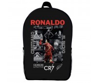 Рюкзак шкільний Кріштіану Роналду футбол (School Gear bag 09) чорний, 39 х 27 х 14 см