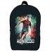 Рюкзак школьный Криштиану Роналду футбол (School Gear bag 010) черный, 39 х 27 х 14 см