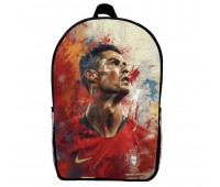 Рюкзак шкільний Кріштіану Роналду футбол (School Gear bag 011) чорний, 39 х 27 х 14 см