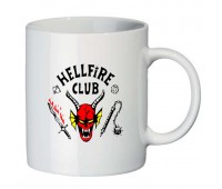 Чашка Очень странные дела Хеллфаер клуб  (кружка supercup Stranger things Hellfire club 0030)