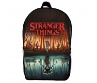 Рюкзак шкільний Дивні дива (School Gear bag Stranger Things 01) чорний, 39 х 27 х 14 см