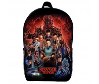 Рюкзак шкільний Дивні дива (School Gear bag Stranger Things 02) чорний, 39 х 27 х 14 см
