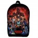 Рюкзак школьный Очень странные дела (School Gear bag Stranger Things 02) черный, 39 х 27 х 14 см