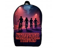 Рюкзак шкільний Дивні дива (School Gear bag Stranger Things 03) чорний, 39 х 27 х 14 см