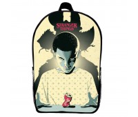 Рюкзак шкільний Дивні дива (School Gear bag Stranger Things 04) чорний, 39 х 27 х 14 см