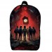 Рюкзак школьный Очень странные дела (School Gear bag Stranger Things 05) черный, 39 х 27 х 14 см