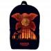 Рюкзак школьный Очень странные дела (School Gear bag Stranger Things 08) черный, 39 х 27 х 14 см
