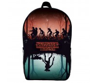 Рюкзак шкільний Дивні дива (School Gear bag Stranger Things 09) чорний, 39 х 27 х 14 см