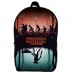 Рюкзак шкільний Дивні дива (School Gear bag Stranger Things 09) чорний, 39 х 27 х 14 см