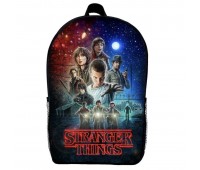 Рюкзак шкільний Дивні дива (School Gear bag Stranger Things 013) чорний, 39 х 27 х 14 см