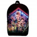 Рюкзак школьный Очень странные дела (School Gear bag Stranger Things 014) черный, 39 х 27 х 14 см