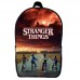 Рюкзак шкільний Дивні дива (School Gear bag Stranger Things 015) чорний, 39 х 27 х 14 см