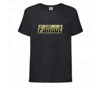 Футболка детская Фоллаут (Fallout 0030) черная 152 см