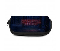 Школьный пенал Очень странные дела (Stranger Things 005 black) черный