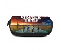 Школьный пенал Очень странные дела (Stranger Things 0012 black) черный
