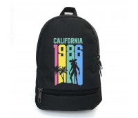 Рюкзак школьный Очень странные дела (Stranger Things 02) School Bag BIG черный 43 х 30 х 17 см