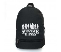 Рюкзак школьный Очень странные дела (Stranger Things 03) School Bag BIG черный 43 х 30 х 17 см