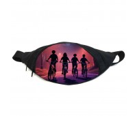 Поясная сумка бананка Очень странные дела Stranger Things 02 Gear Bag черная