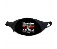 Поясная сумка бананка Очень странные дела Stranger Things 09 Gear Bag черная