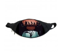 Поясная сумка бананка Очень странные дела Stranger Things 010 Gear Bag черная