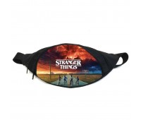 Поясная сумка бананка Очень странные дела Stranger Things 011 Gear Bag черная