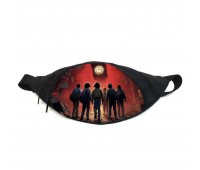 Поясная сумка бананка Очень странные дела Stranger Things 014 Gear Bag черная
