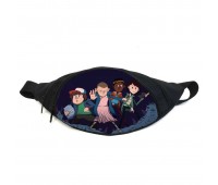 Поясная сумка бананка Очень странные дела Stranger Things 016 Gear Bag черная