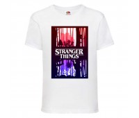 Футболка детская Очень странные дела (Stranger Things 0029) белая 128 см