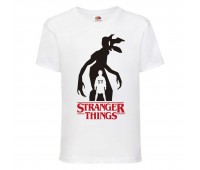 Футболка детская Очень странные дела (Stranger Things 0025) белая 140 см