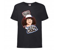 Футболка детская Очень странные дела (Stranger Things 0039) черная 164 см