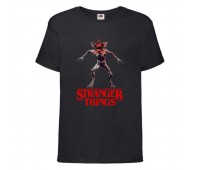 Футболка детская Очень странные дела (Stranger Things 0016) черная 116 см