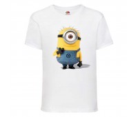 Футболка Миньоны (Minions 01) белая 104 см