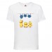 Футболка Миньоны (Minions 02) белая 128 см