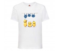 Футболка Миньоны (Minions 02) белая 98 см